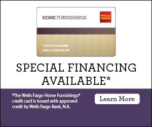 Wells Fargo Special Financing Available