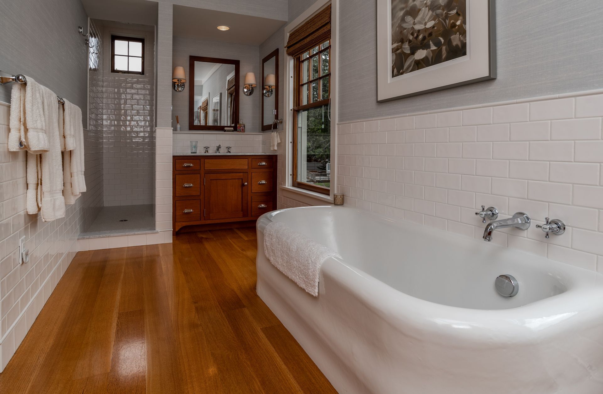 Home bathroom building