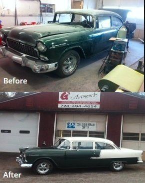Before and After  chevy