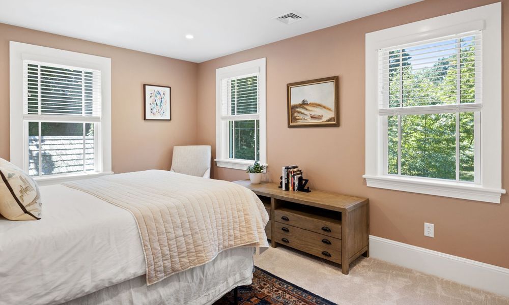 Newly remodeled bedroom