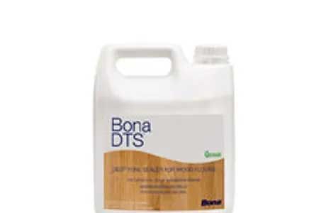 White Bona DTS wood floor sealant container.