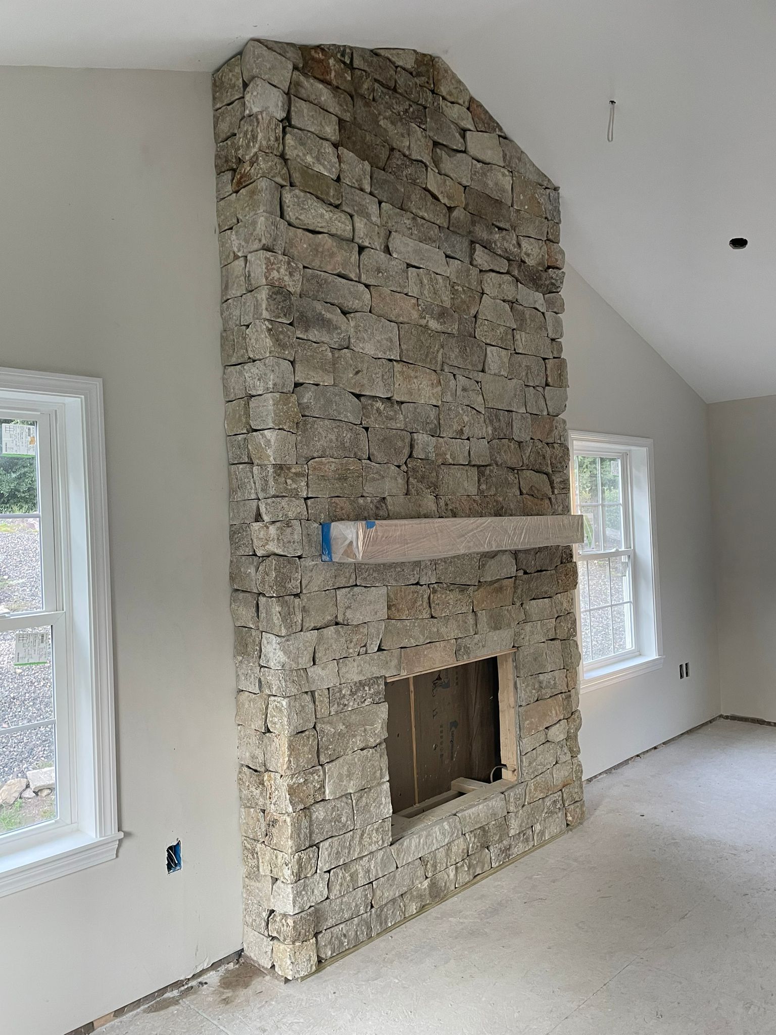 Completed Fireplace in Saugus, MA