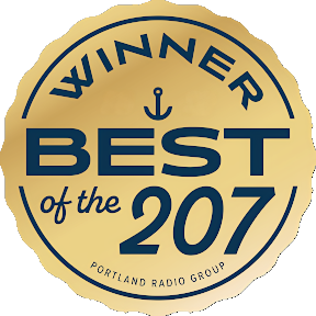 A gold sticker that says winner best of the 207