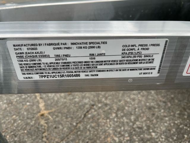 A silver ladder with a label on it that says innovative specialties