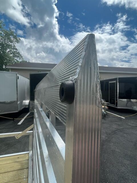 A metal fence is sitting in front of a building.