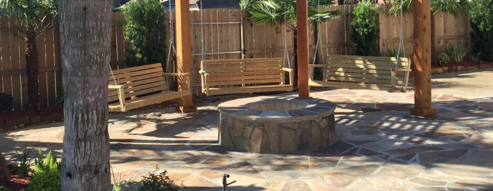 Fire pit water features
