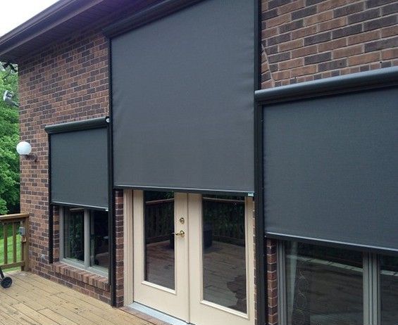 Windows and door installed with solar screens