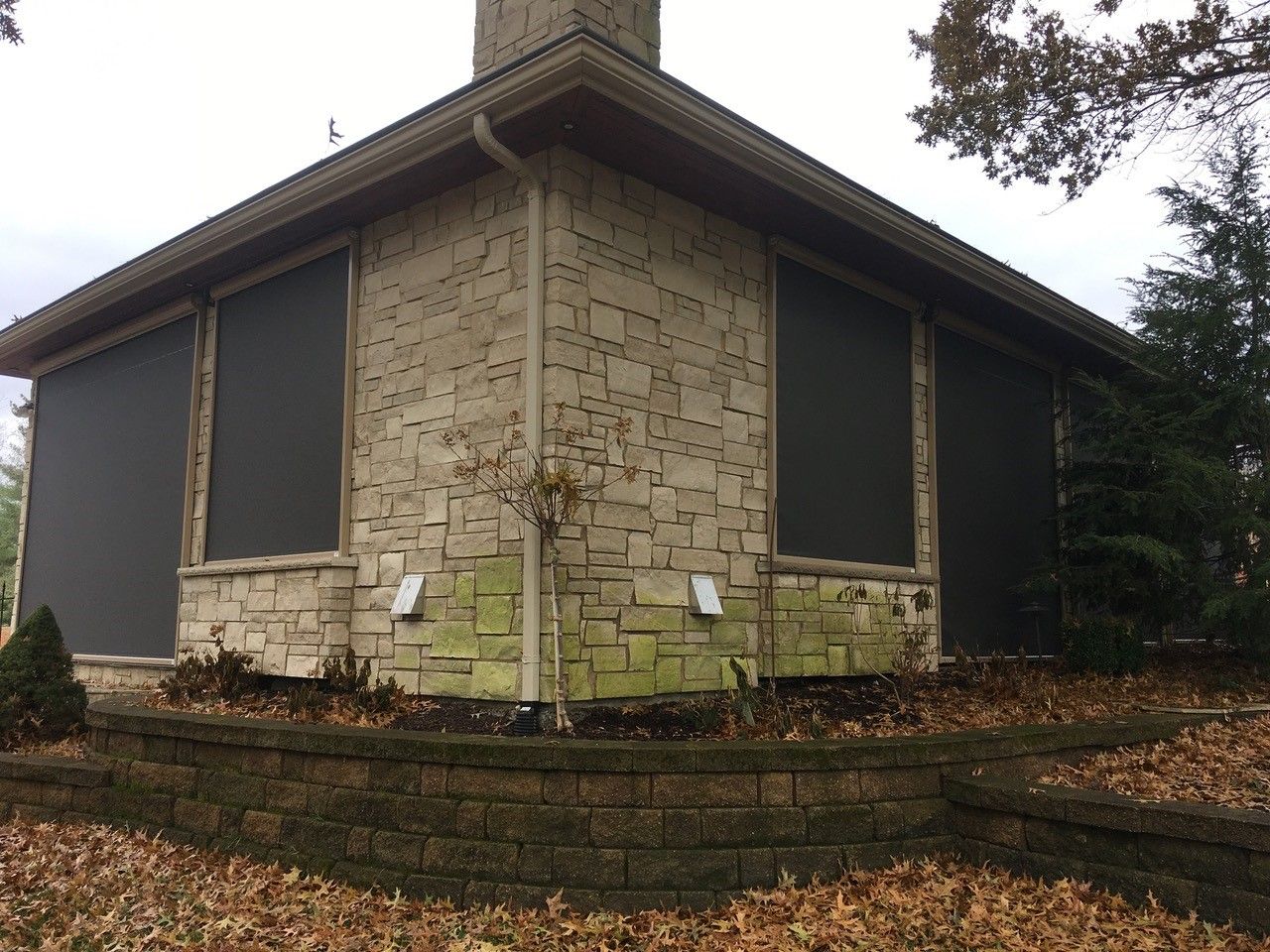 Windows with solar screens
