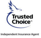 The logo for trusted choice is an independent insurance agent.