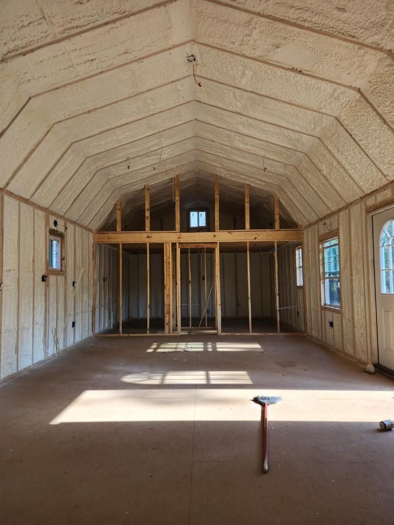 spray foam installation