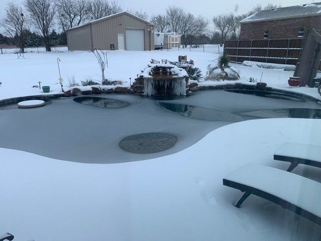 frozen pool