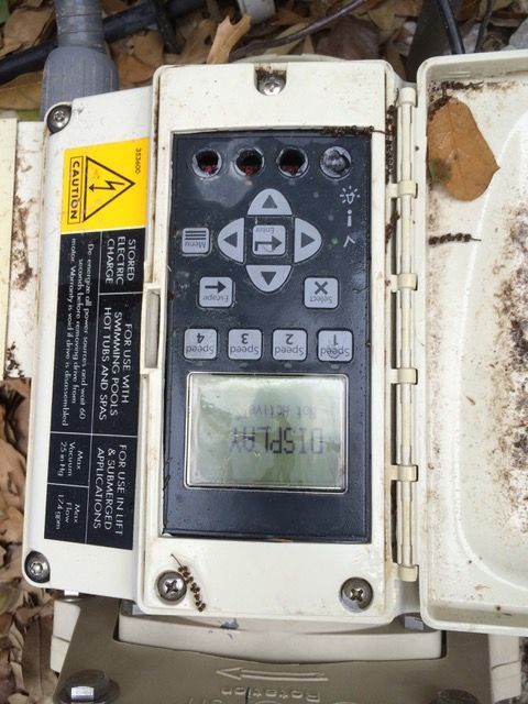 pump door that was left open
