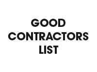 Good Contractors List
