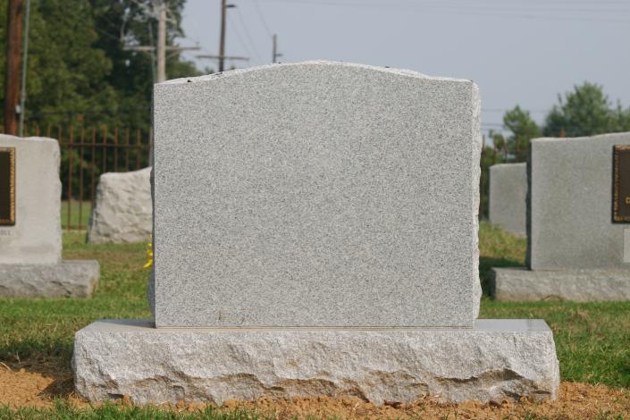 Upright monument