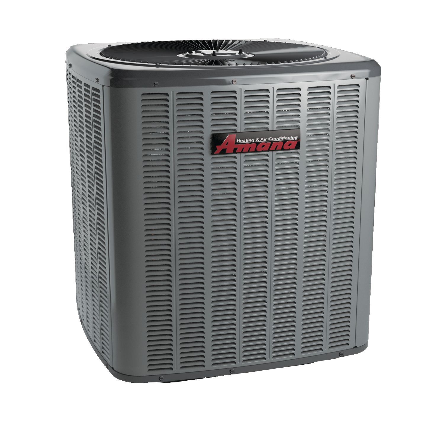 An air conditioner is sitting on a white surface.