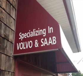Specializing in Volvo & Saab