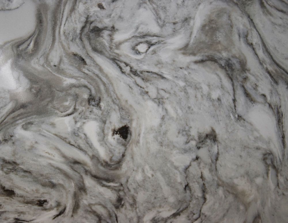 A close up of a black and white marble texture.