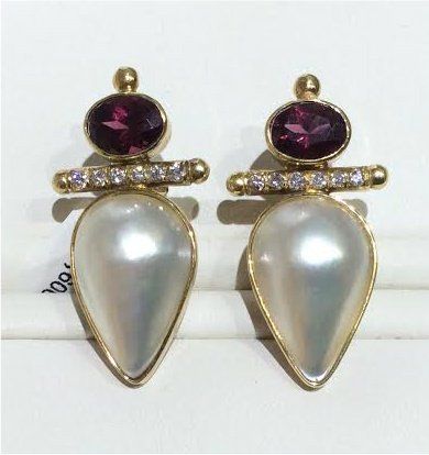 gemstone earrings