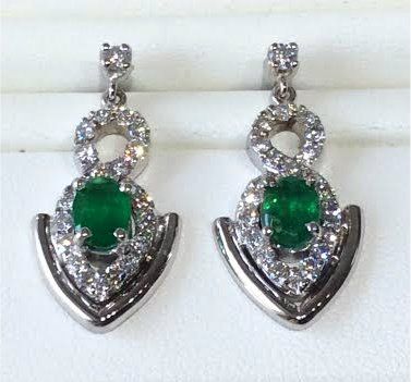 gemstone earrings