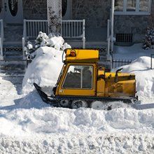 Residential snow plowing