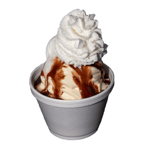 Sundae With Whipped Cream