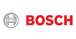 Bosch logo with red wordmark and circular emblem on white background