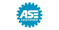 ASE Certified blue seal logo