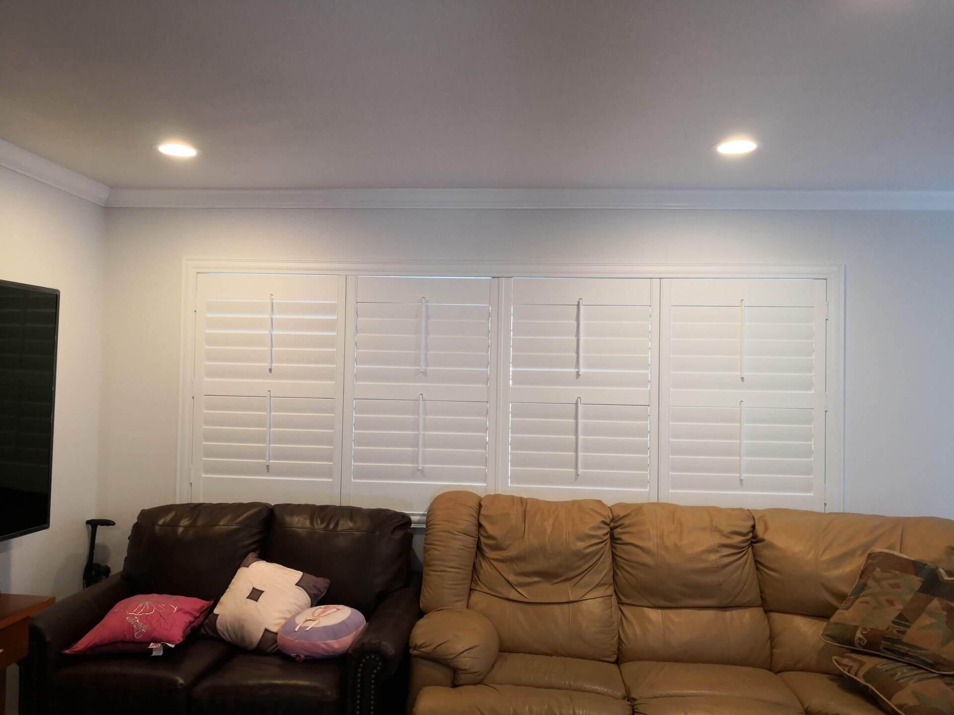 Residential house window shutters