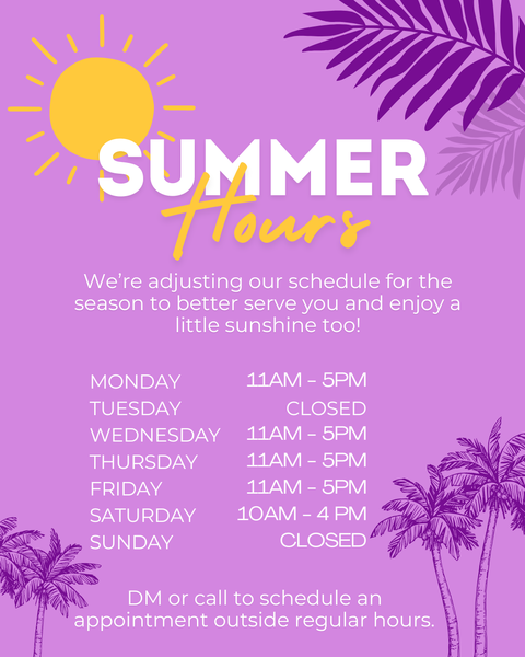 A purple poster for Summer Hours