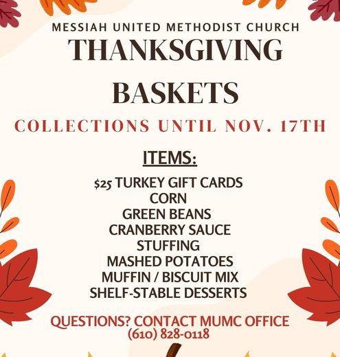 Thanksgiving Baskets poster