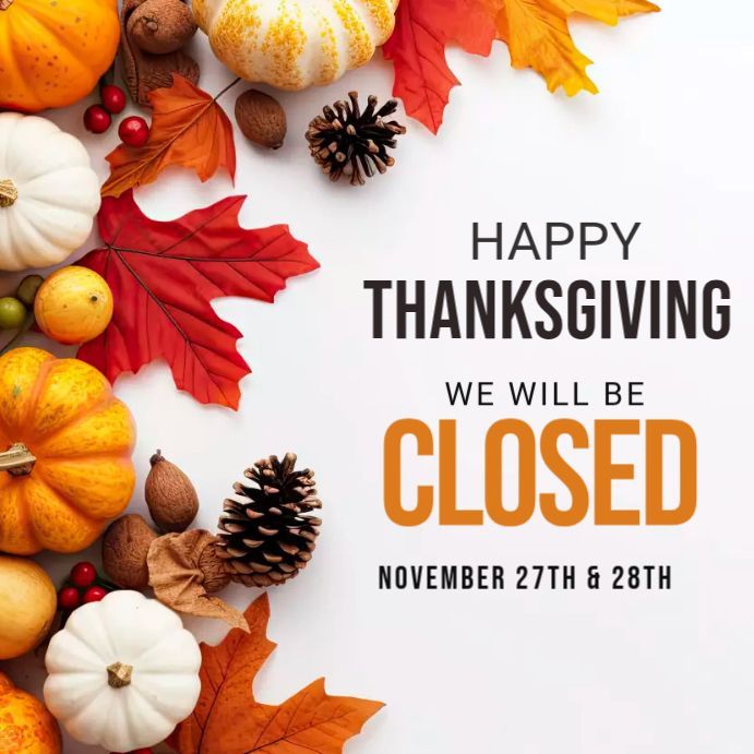 Happy Thanksgiving flyer