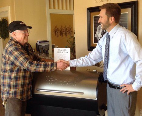 Dr. Greg Godfrey and the patient