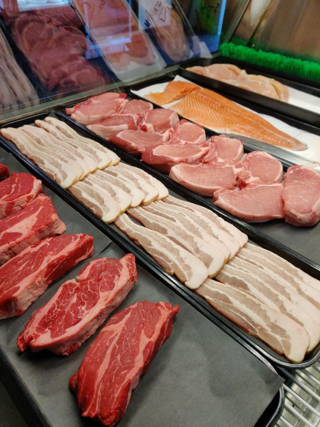 Meat case