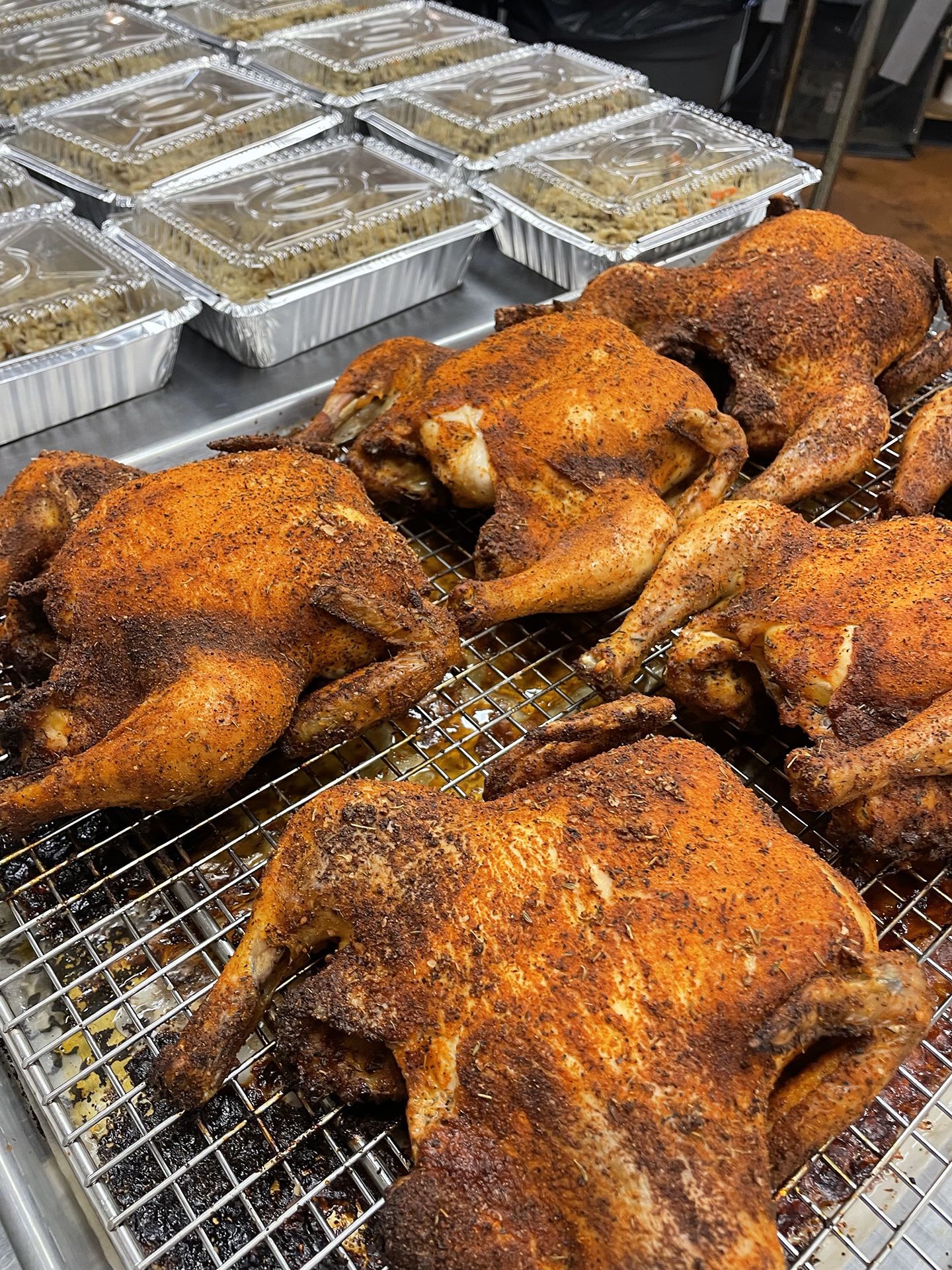 Smoked chicken