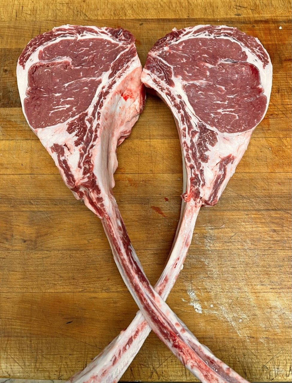 Two tomahawks