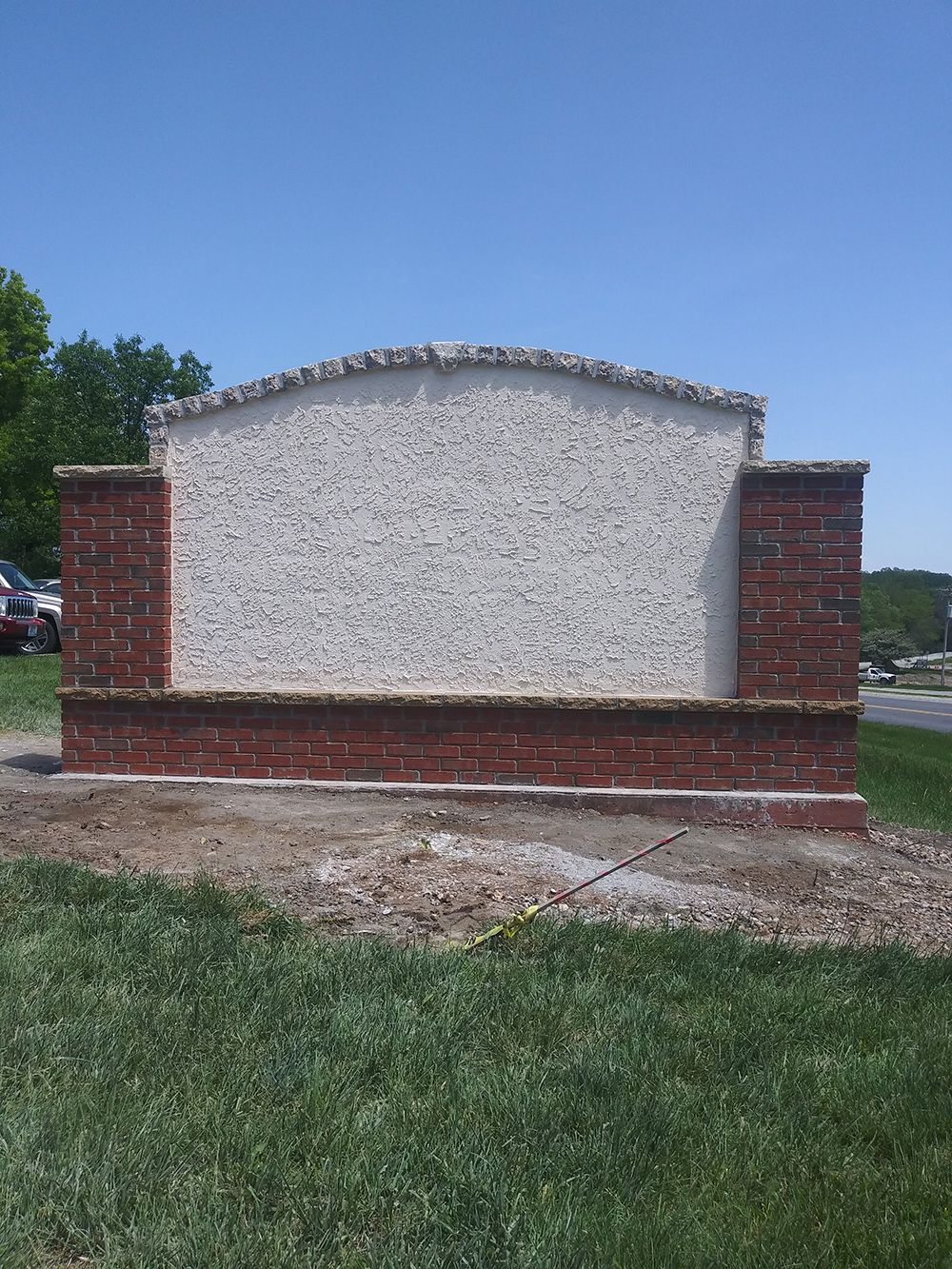 Brick monument