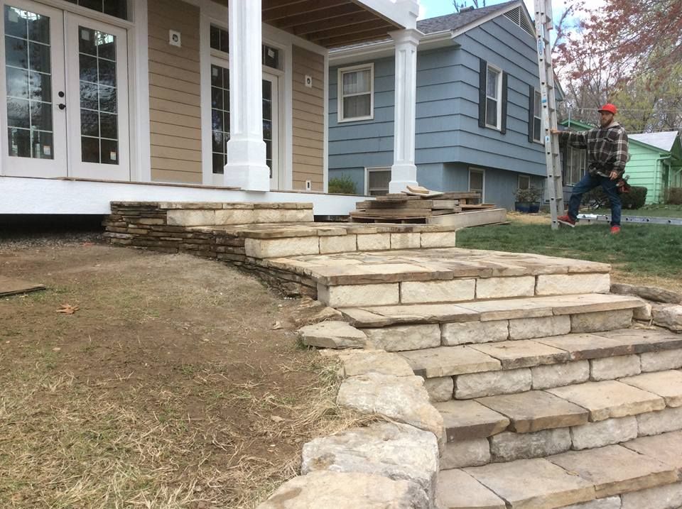 Stone steps