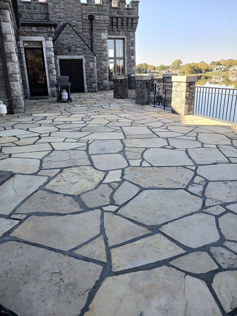 Stone patio