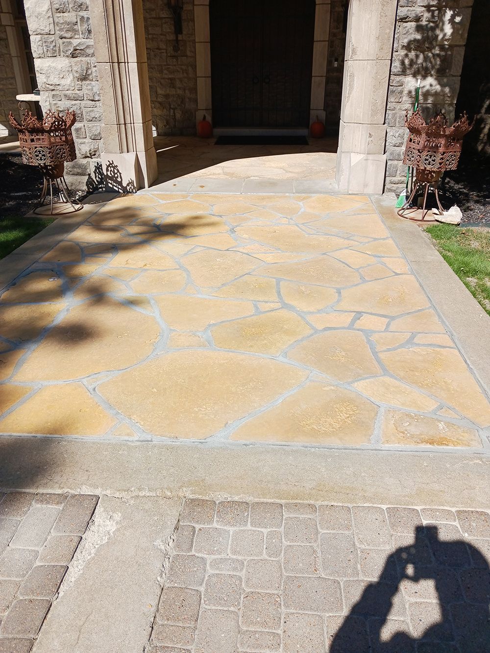 Stone patio