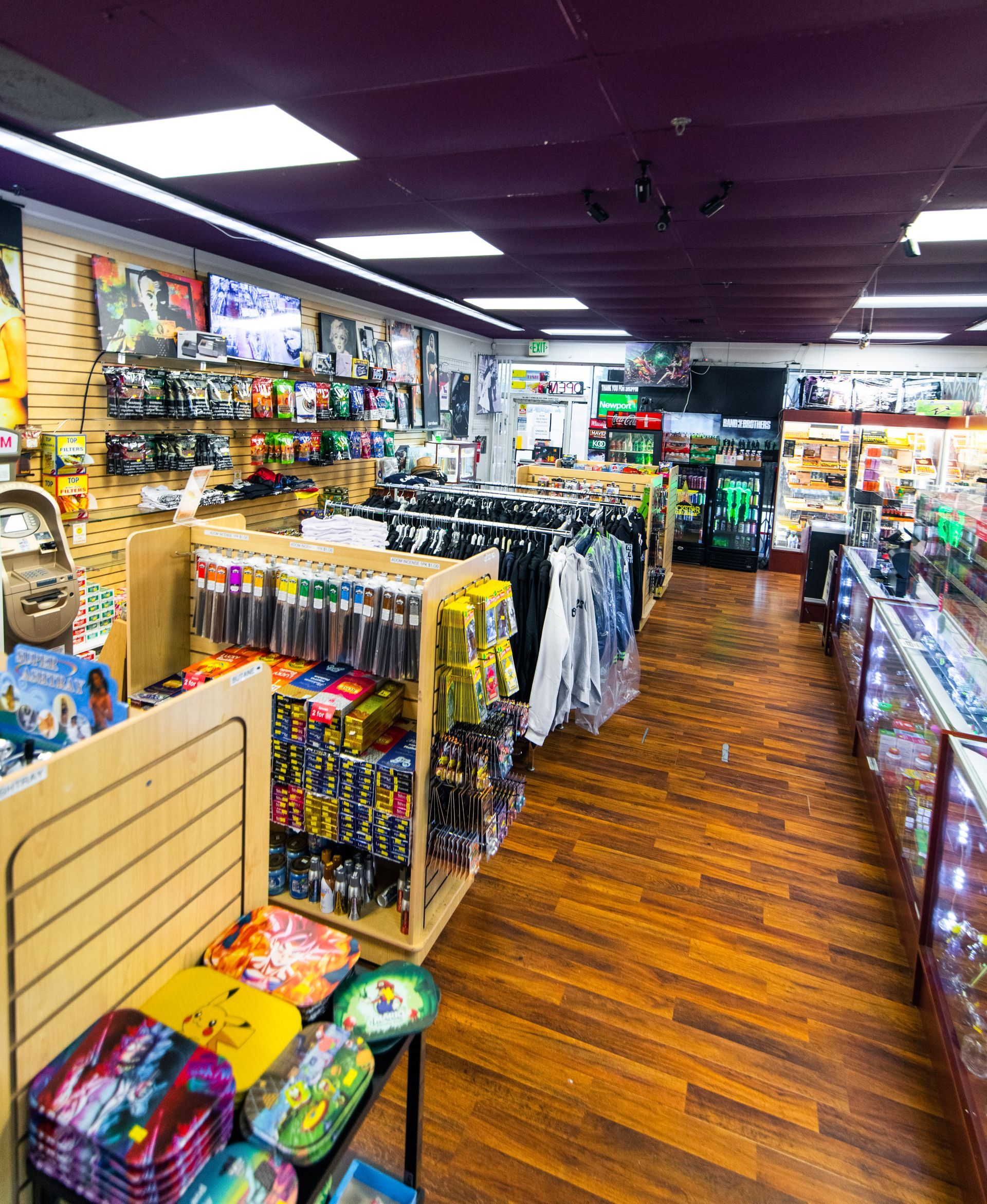 A store filled with lots of toys and clothes.
