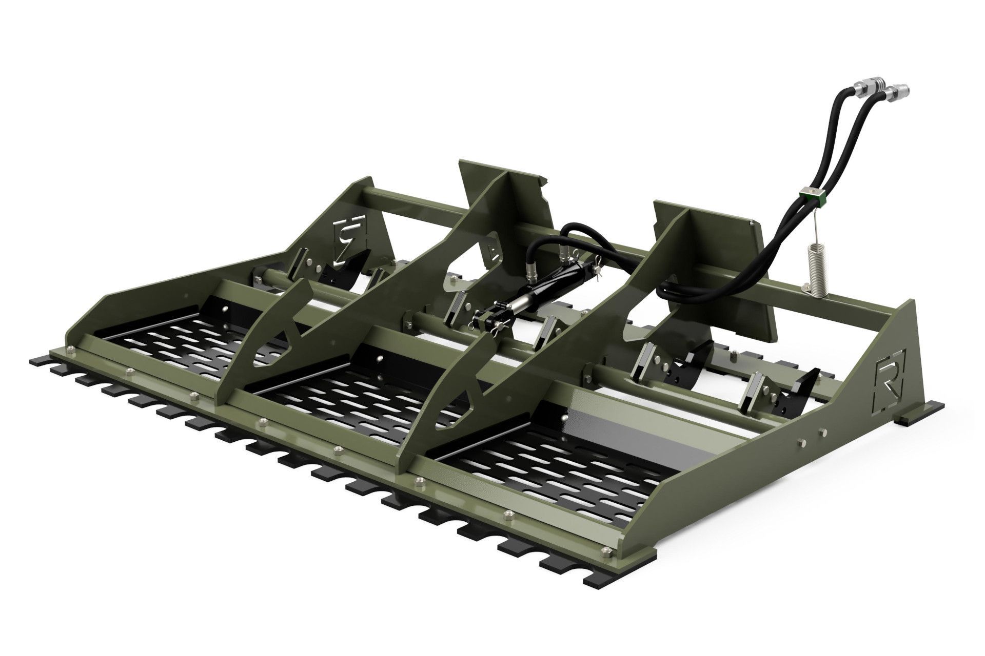 Skid Steer Forestry Disc Mulcher 44″