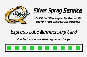 Express Lube Membership Card
