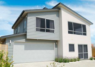 House with tinted windows