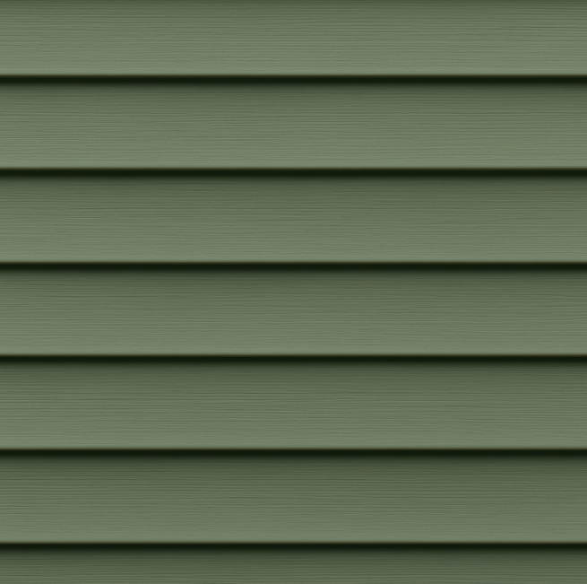 green siding