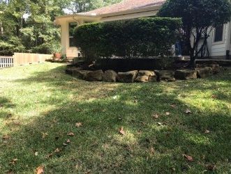 Lawn before