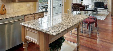Amazing table with granite design
