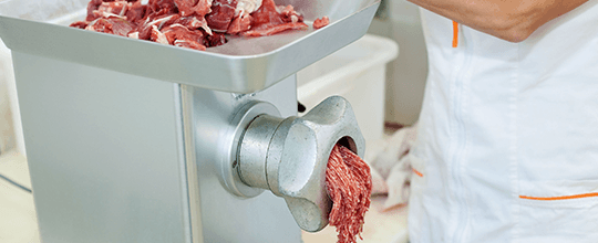 Meat grinding