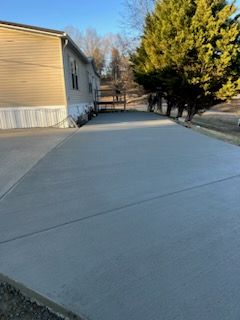 residential concrete walkway