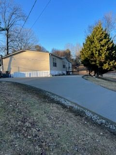 residential concrete walkway