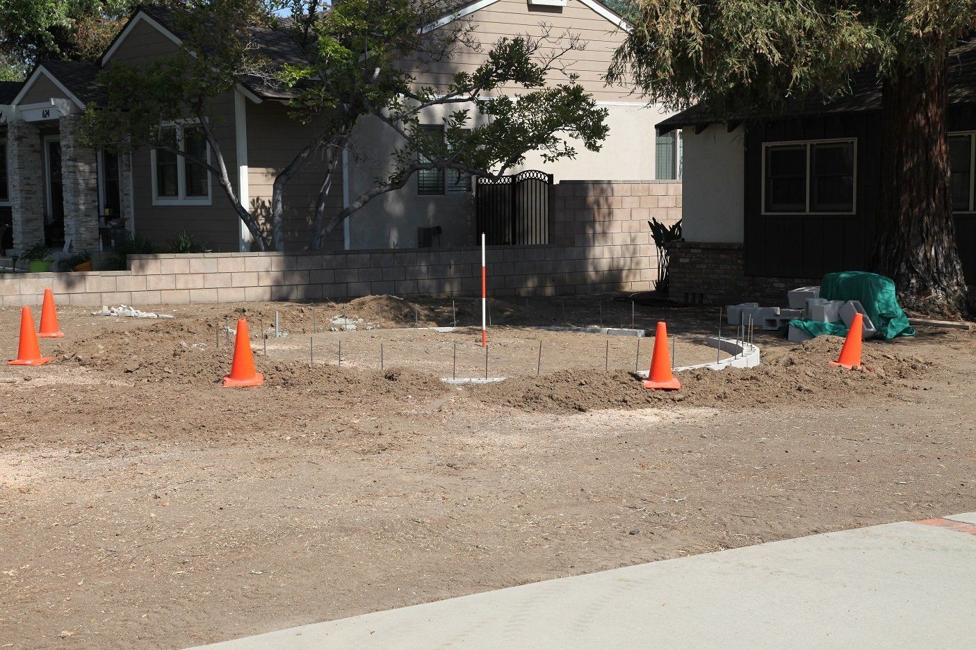 Work in progress outdoor space